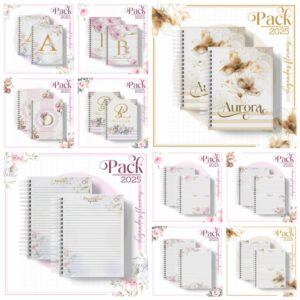 pack 2025 agendas femininas arquivo digital combo agendas femininas