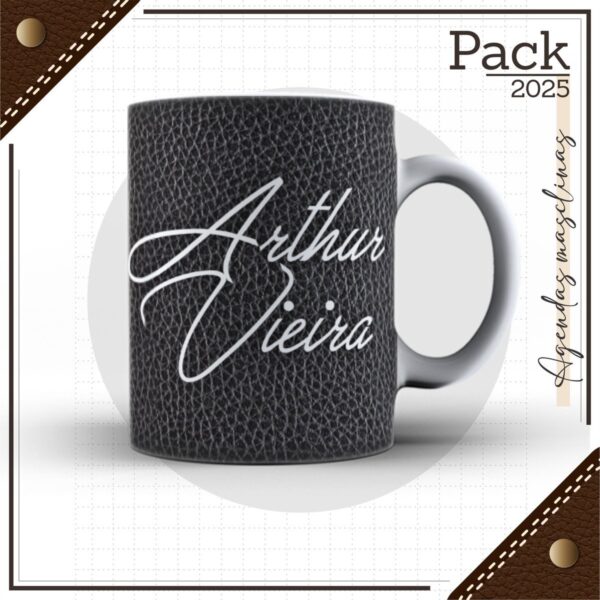 Pack 2025 - Agendas Masculinas - Arquivo Digital - Imagem 4