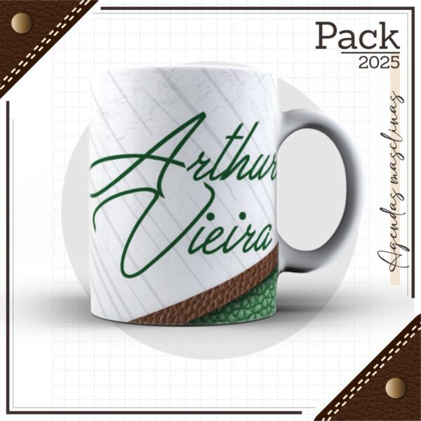 Pack 2025 - Agendas Masculinas - Arquivo Digital - Imagem 5