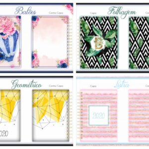 pack 7 capas e contracapas arquivo digital scrapbook