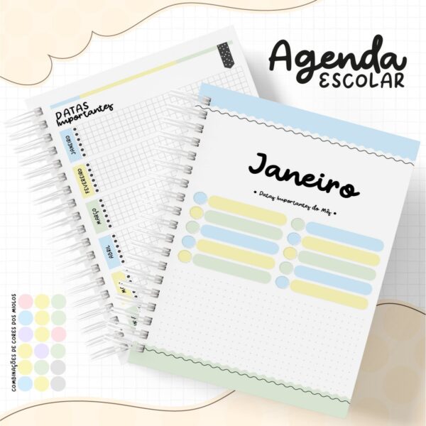 Pack Agenda Escolar 2022 - Arquivo Digital - Imagem 4
