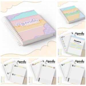pack agenda escolar 2022 arquivo digital personalizacao 1