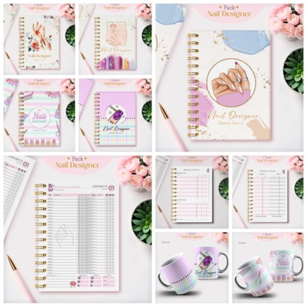 Pack Agendamentos Nail Designer 2025 - Imagem 5
