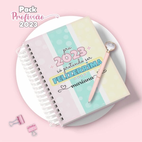 Pack Agendas 2023 Femininas - Arquivo Digital