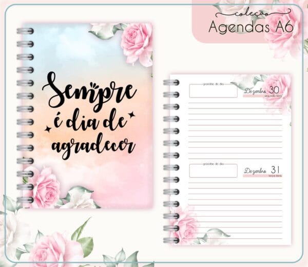 Pack Agendas A6 - Arquivo Digital