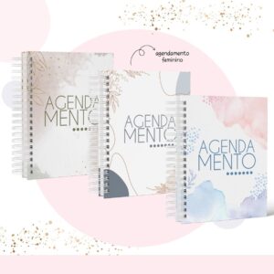 pack agendas agendamentos femininos arquivo digital encadernacao 2