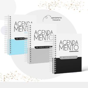 pack agendas agendamentos masculinos arquivo digital masculinos