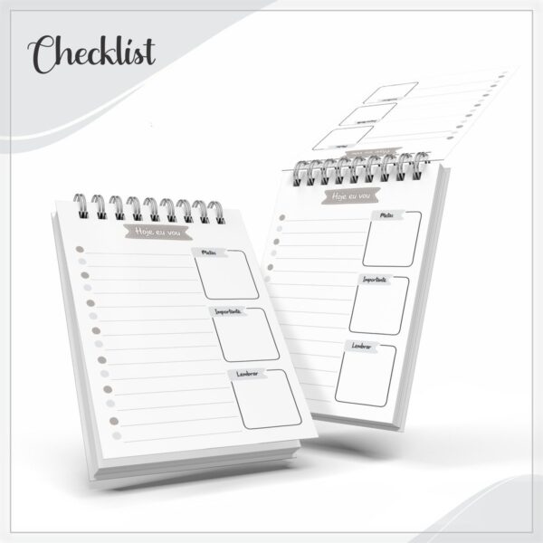 Pack Agendas Checklist Masculina - Arquivo Digital - Imagem 4