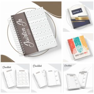 pack agendas checklist masculina arquivo digital papelaria personalizada 1