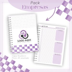 pack agendas empresas arquivos encadernacao miolo digital 1