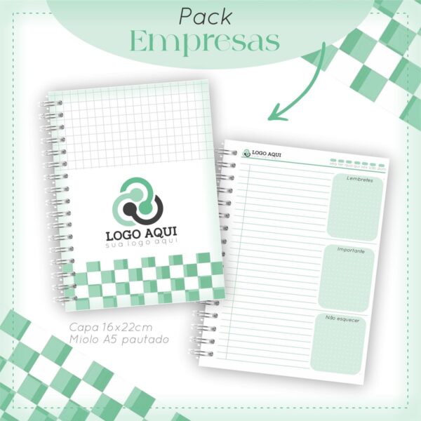 Pack Agendas Empresas - Arquivos Encadernação - Imagem 3