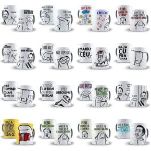 Pack Artes Caneca Bento Flork Memes 90 Arquivos Cdr E Png