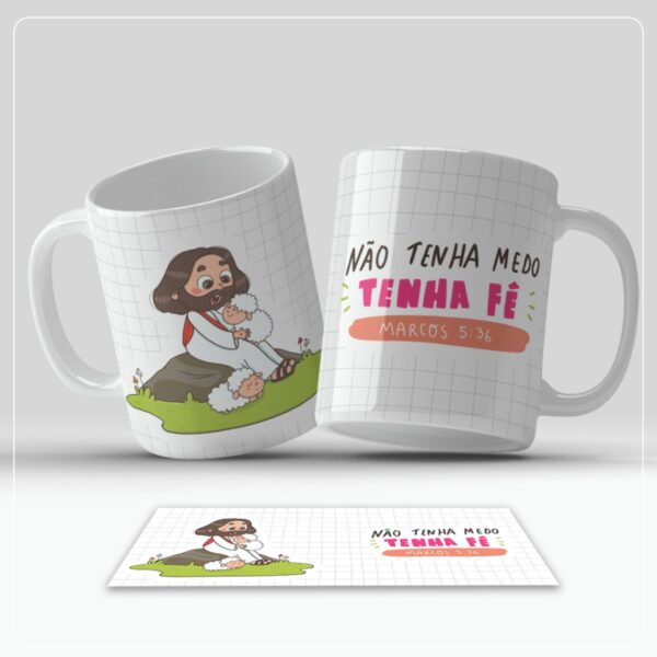 Pack Artes Canecas Religiosas - Arquivo Digital - Imagem 3