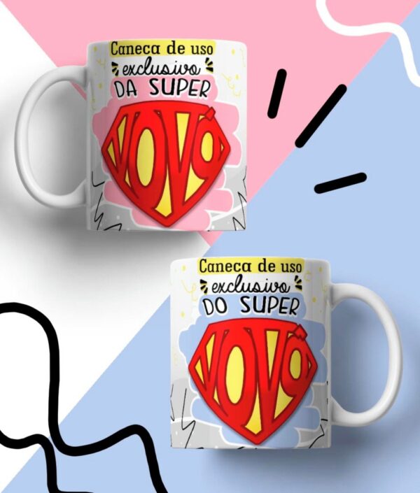 Pack Artes Canecas Supers - Png - Imagem 4