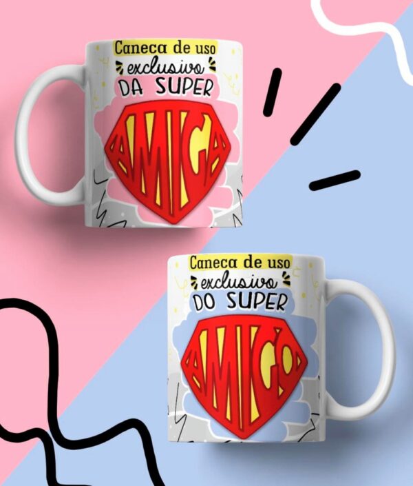 Pack Artes Canecas Supers - Png - Imagem 2