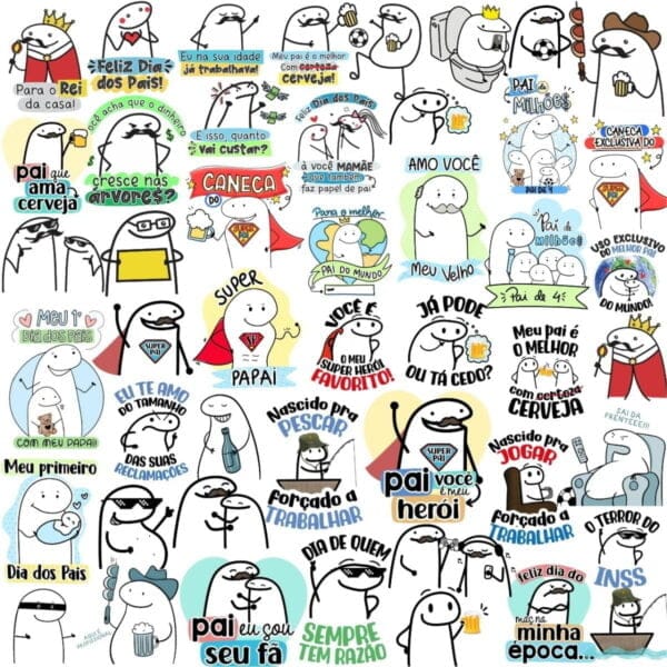 Pack Artes Dia Dos Pais Flork Imagens Png Frases Caneca