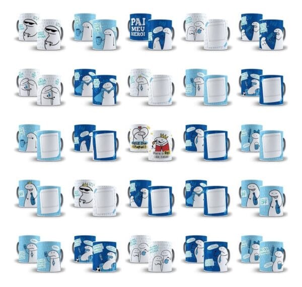 Pack Artes Dia Dos Pais Flork Imagens Png Frases Caneca