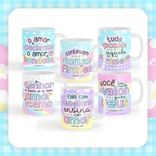 Pack Artes Frases Cristã - Arquivo Digital