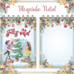 Pack Bloquinhos de Anotações Natal - Arquivo Digital