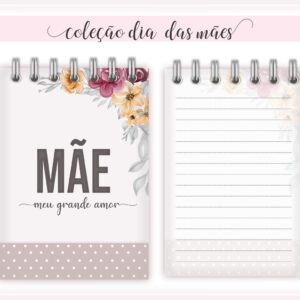 Pack Bloquinhos Dia das Mães - Arquivo Digital