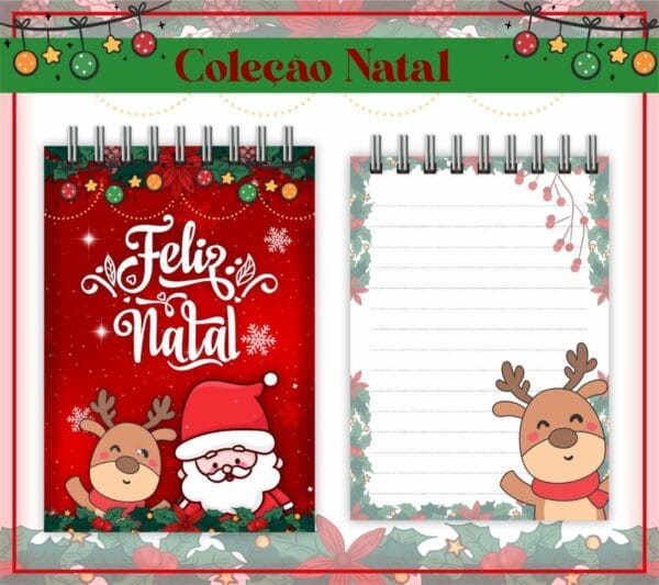 Pack Bloquinhos Natal - Arquivo Digital