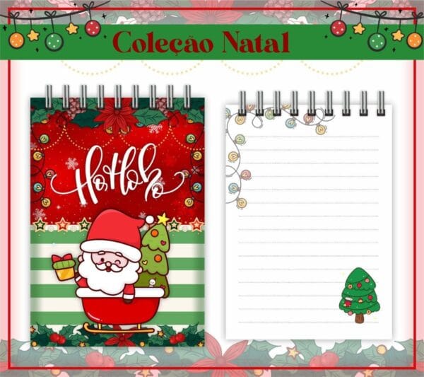 Pack Bloquinhos Natal - Arquivo Digital