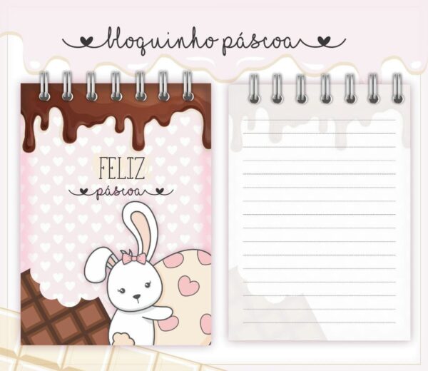 Pack Bloquinhos Páscoa - Arquivo Digital - Imagem 5