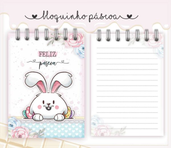Pack Bloquinhos Páscoa - Arquivo Digital - Imagem 2