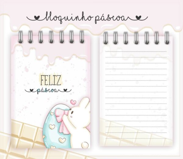 Pack Bloquinhos Páscoa - Arquivo Digital