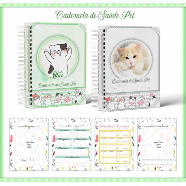 Pack Cadernetas Vacinas Pet Fêmeas e Machos - Imagem 4