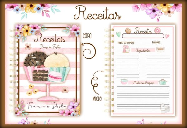 Pack Caderno de Receitas - Arquivo Digital - Imagem 4