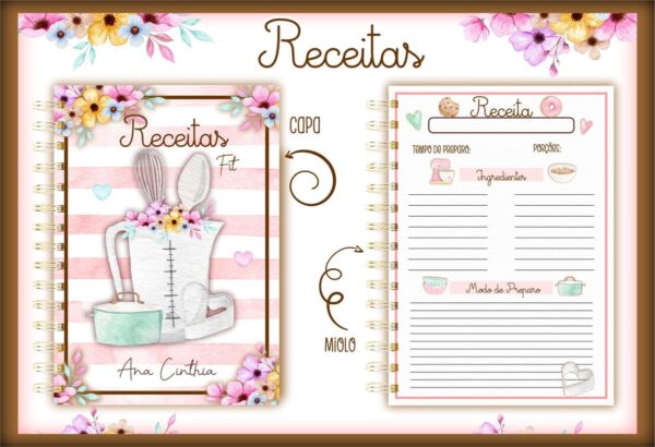 Pack Caderno de Receitas - Arquivo Digital - Imagem 3