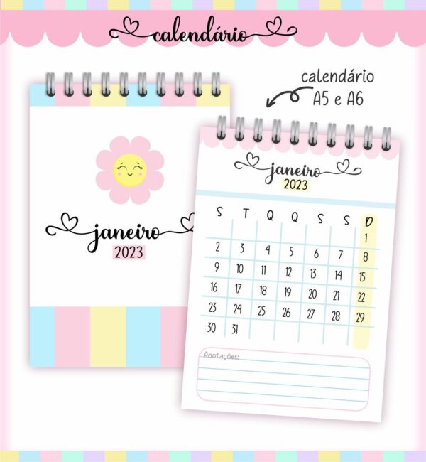 Pack Calendários 2023 - Arquivo Digital - Imagem 2