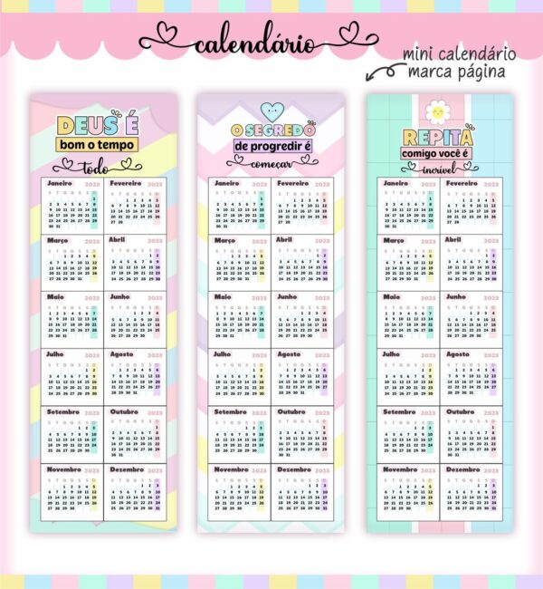 Pack Calendários 2023 - Arquivo Digital - Imagem 3