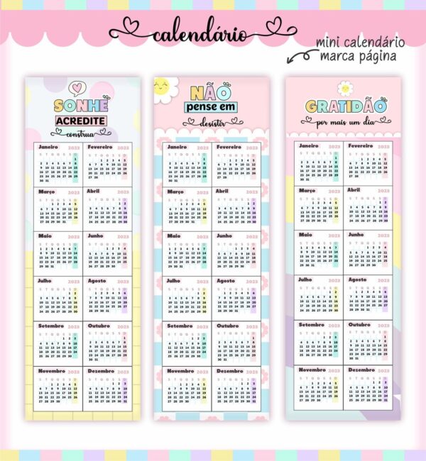 Pack Calendários 2023 - Arquivo Digital - Imagem 4