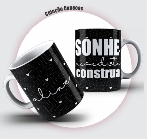 Pack Canecas Frases Femininas - Arquivo Digital
