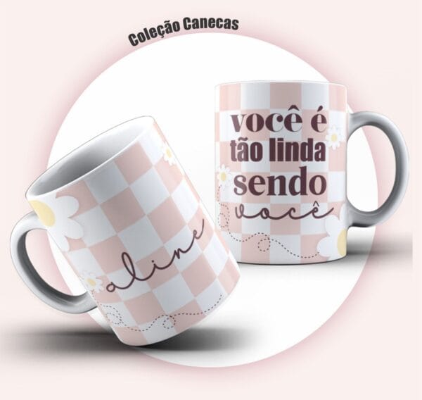 Pack Canecas Frases Femininas - Arquivo Digital