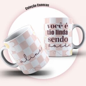pack canecas frases femininas arquivo digital papelaria personalizada