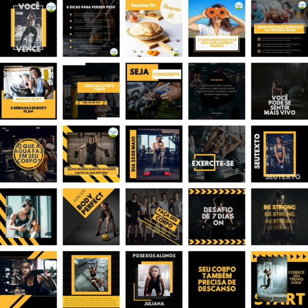 Pack Canva Academia 20 Templates Editaveis 25 Artes Bonus