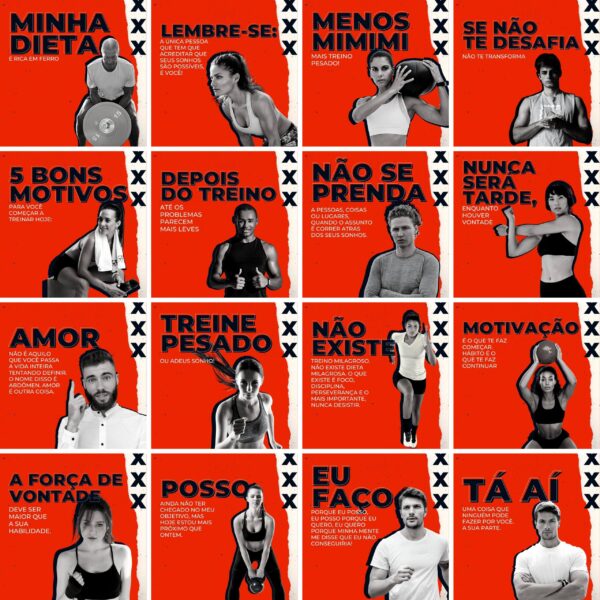 Pack Canva Academia Personal Trainer Template Canva 200 Artes Legendas 6
