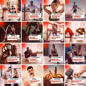Pack Canva Academia Personal Trainer Template Canva 200 Artes Legendas 8