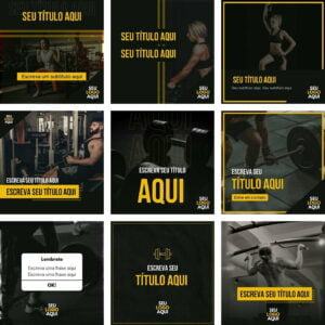 Pack Canva Academia Templates Editaveis 10 Artes Bonus