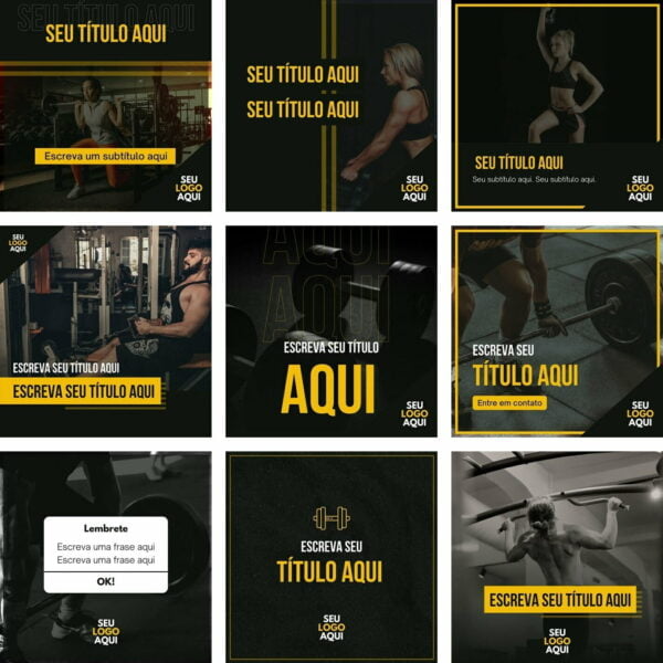 Pack Canva Academia Templates Editaveis 10 Artes Bonus
