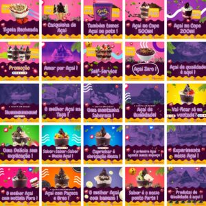 Pack Canva Acai 30 Templates Editaveis 50 Artes Bonus 2