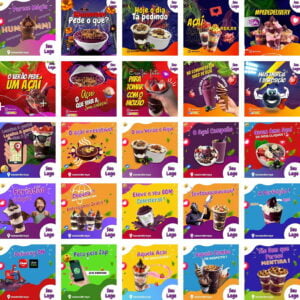 Pack Canva Acai Templates Editaveis 200 Artes Bonus 3