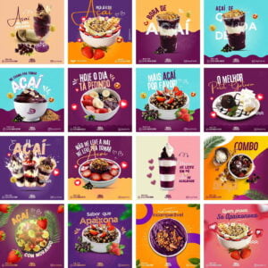 Pack Canva Acai Templates Editaveis 32 Artes Bonus 2