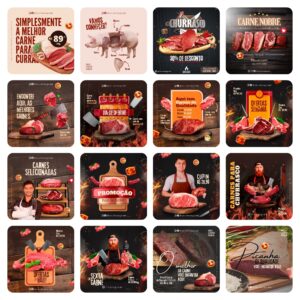 Pack Canva Acougue Templates Editaveis 40 Artes Bonus 3