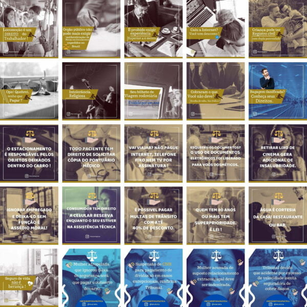 Pack Canva Advogado 30 Templates Editaveis 50 Artes Bonus 2