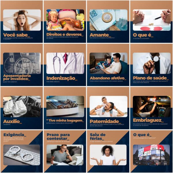 Pack Canva Advogado Advocacia Templates Editaveis 200 Artes Legendas 3
