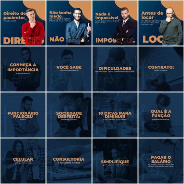 Pack Canva Advogado Advocacia Templates Editaveis 200 Artes Legendas